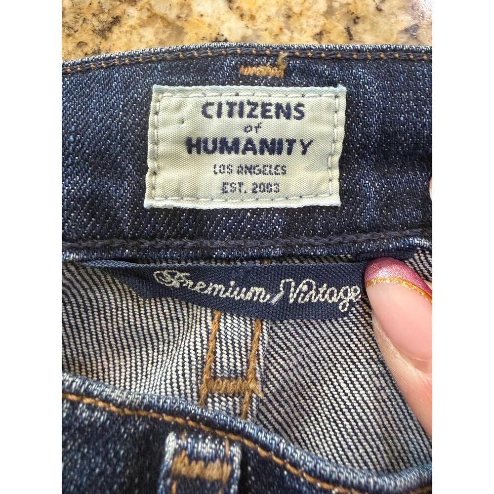 Citizens of Humanity Drew Crop Flare Jeans High Rise SZ 27 Fits like 28/29 Waist - Picture 10 of 15